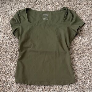 Olive Green Women's Top